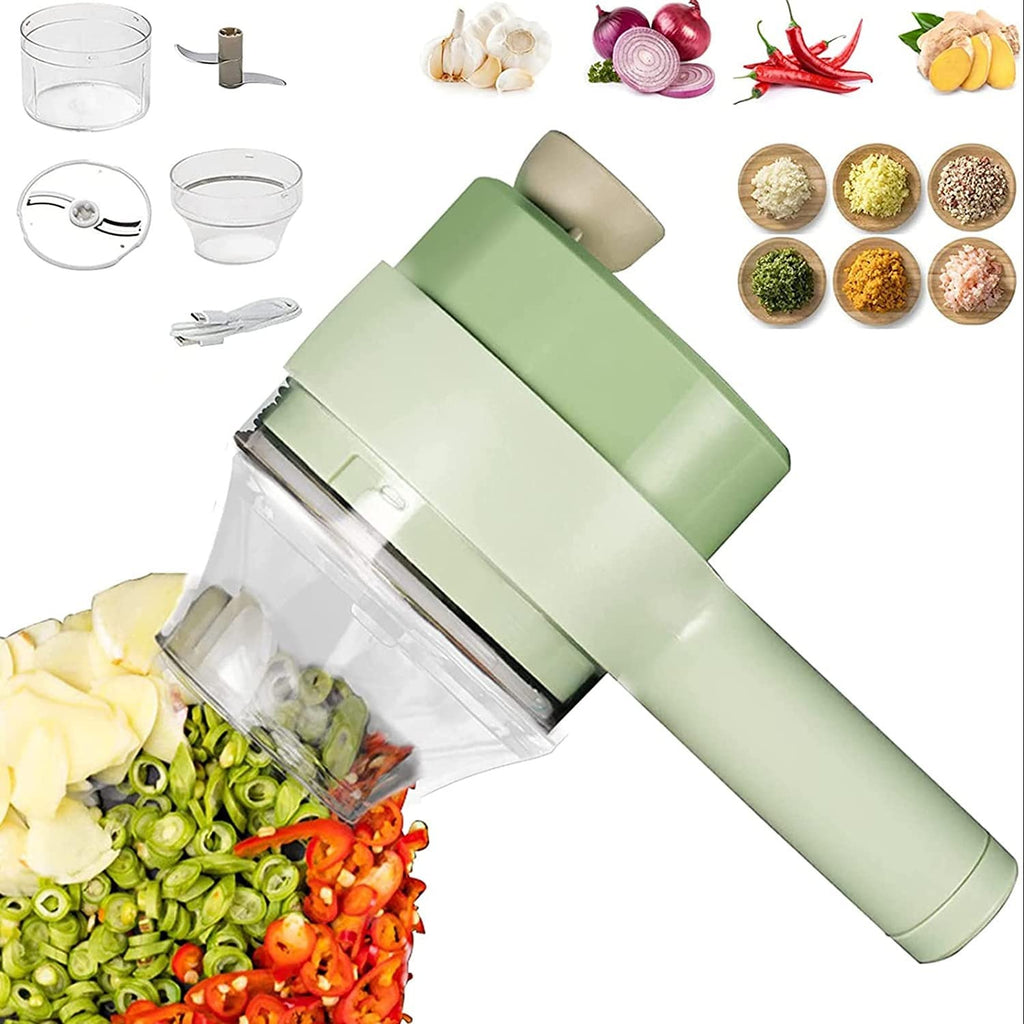 The HUA™ Multi-Prep 4-in-1 Handheld Food Processor