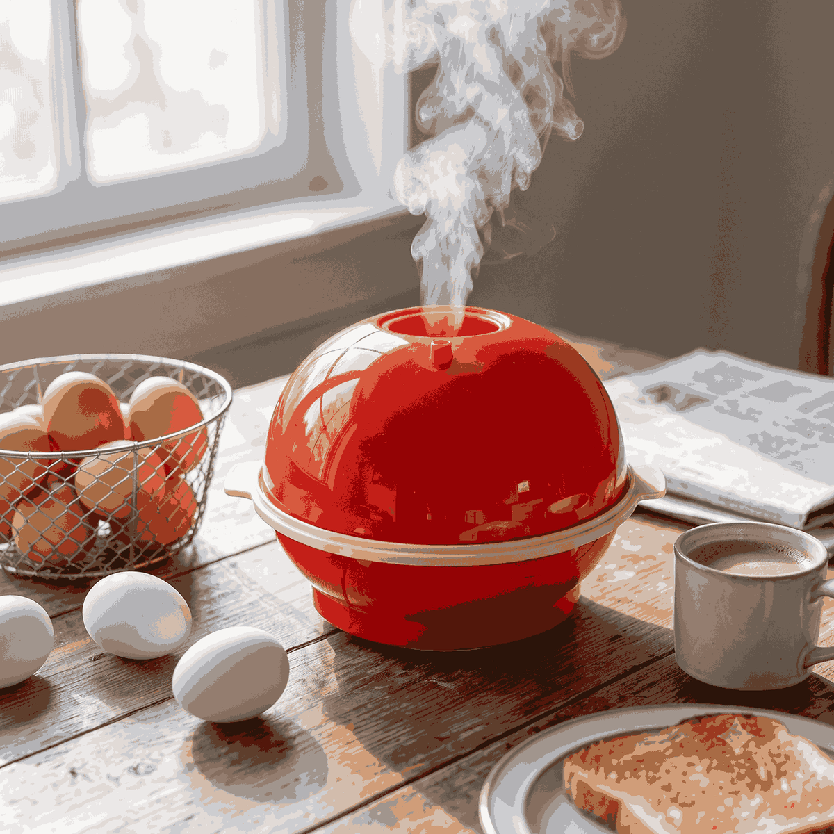 The HUA™ Electric Egg Boiler