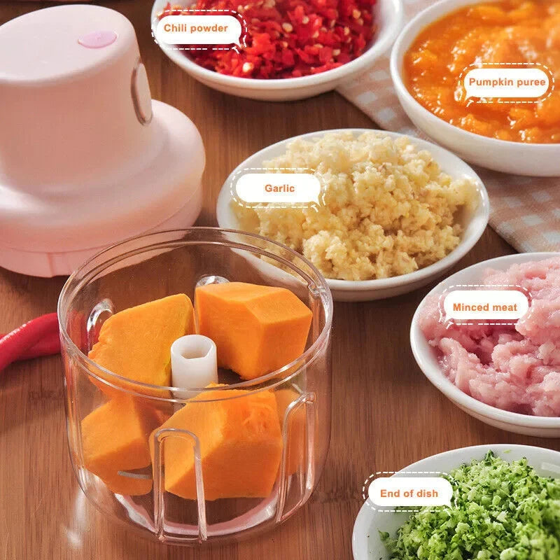 The HUA™ Mini Electric Food Chopper
