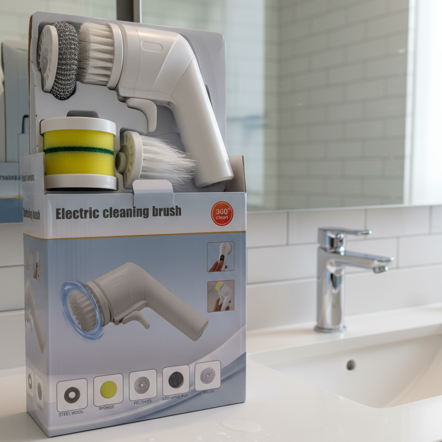 The HUA™ 5-in-1 Electric Cleaning Brush