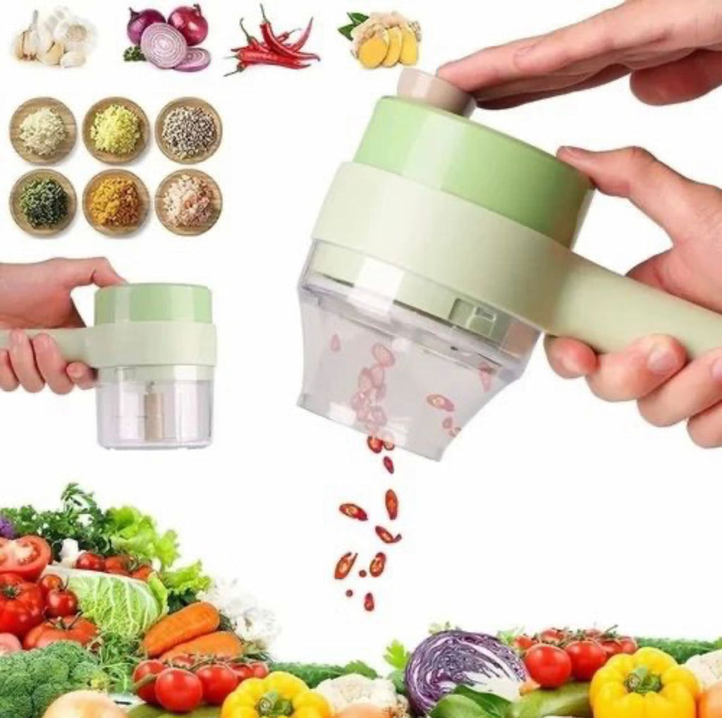 The HUA™ Multi-Prep 4-in-1 Handheld Food Processor