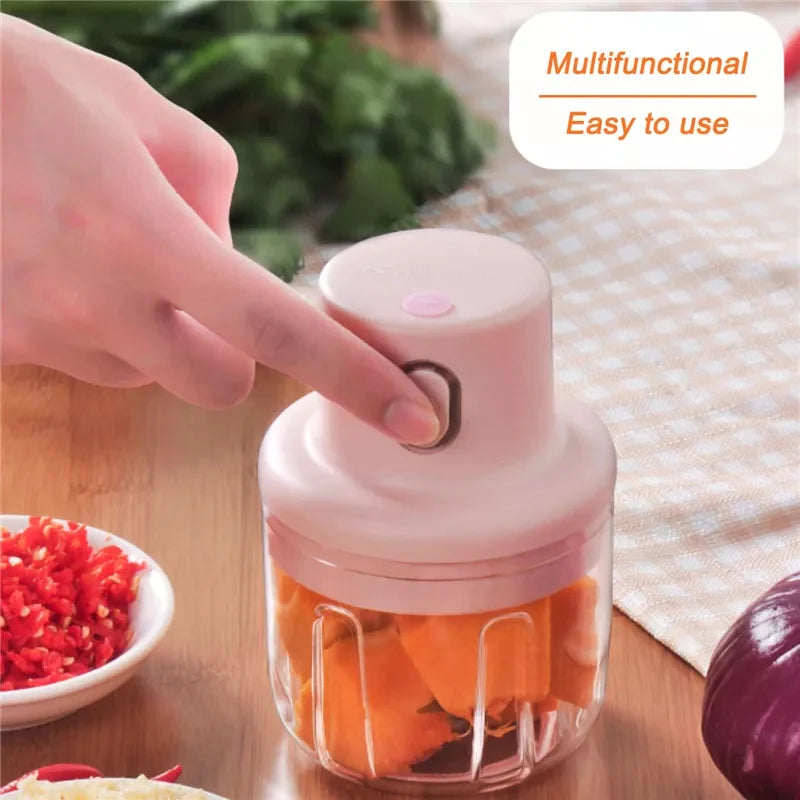 The HUA™ Mini Electric Food Chopper