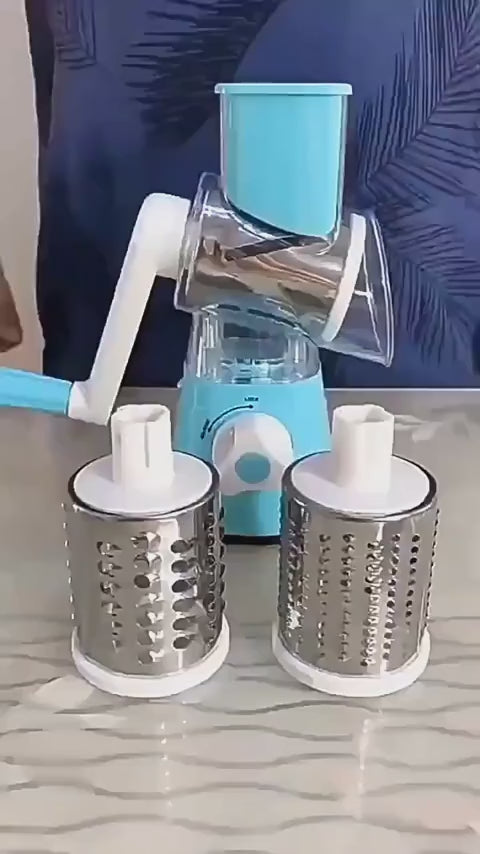 The HUA™ 3-in-1 Tabletop Drum Grater