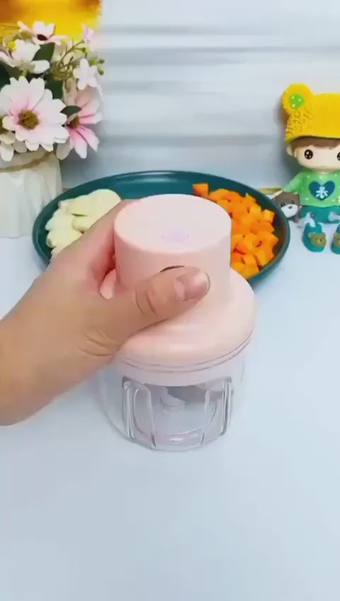 The HUA™ Mini Electric Food Chopper